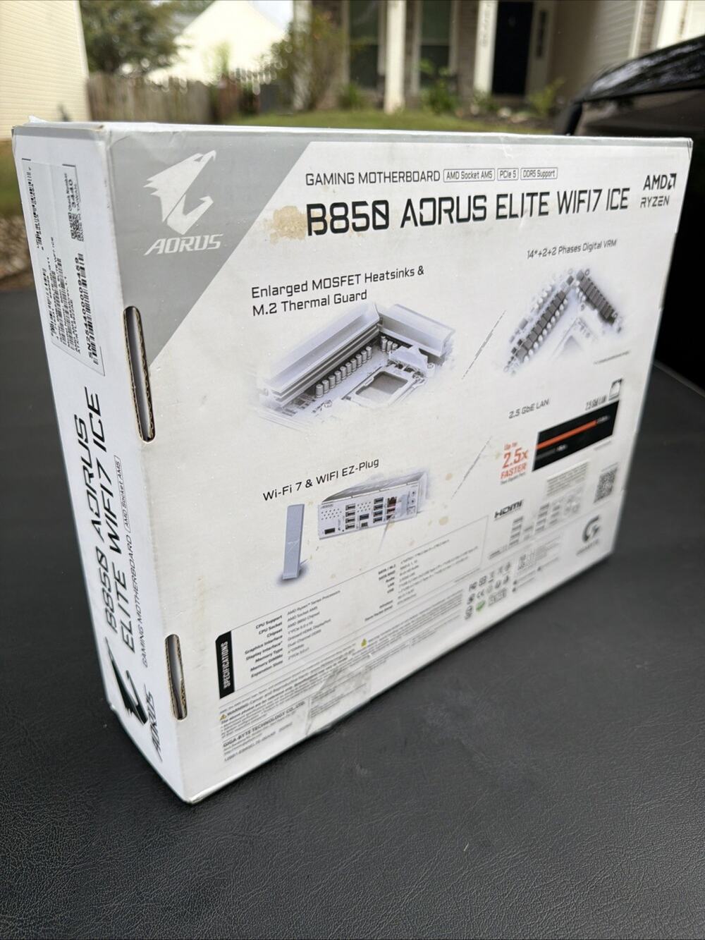 GIGABYTE B850 AORUS Elite WIFI7 ICE AMD AM5 LGA 1718 ATX Motherboard DDR5